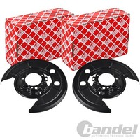 2X Febi Spritzbleche Bremsscheiben Hinten Passend FÜR CitroËN Jumper Fiat