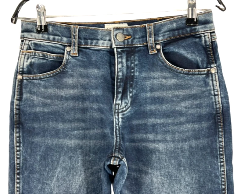 Wrangler Fille Jeans Droits Greensboro Stretch Taille 12-13 Ans Bleu - Photo 2/4
