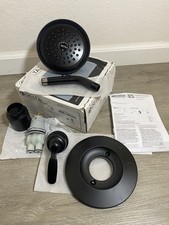 Delta T14232 BL Woodhurst Tub And Shower Trim 1L 14S Black Max 1.75 GPM 80 PSI