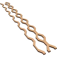 Wabash 47 In. H X 0.375 In. W Slatwall Panels in Maple 24-Pack