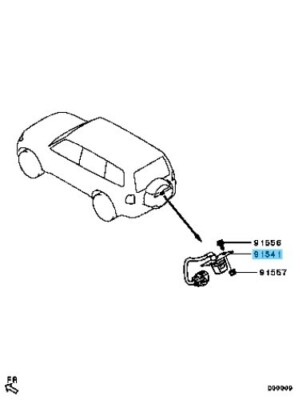MITSUBISHI MONTERO V8#W V9#W 2006-2011 Genuine Rear View Camera