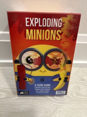 Exploding Minions Special Edition Card Game by Exploding Kittens NEW & SEALED