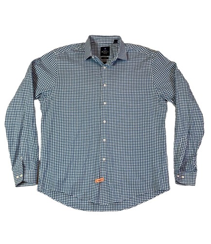 Ben Sherman tailored slim fit Mens Dress Shirt Size 16.5 Navy Blue all  cotton | eBay