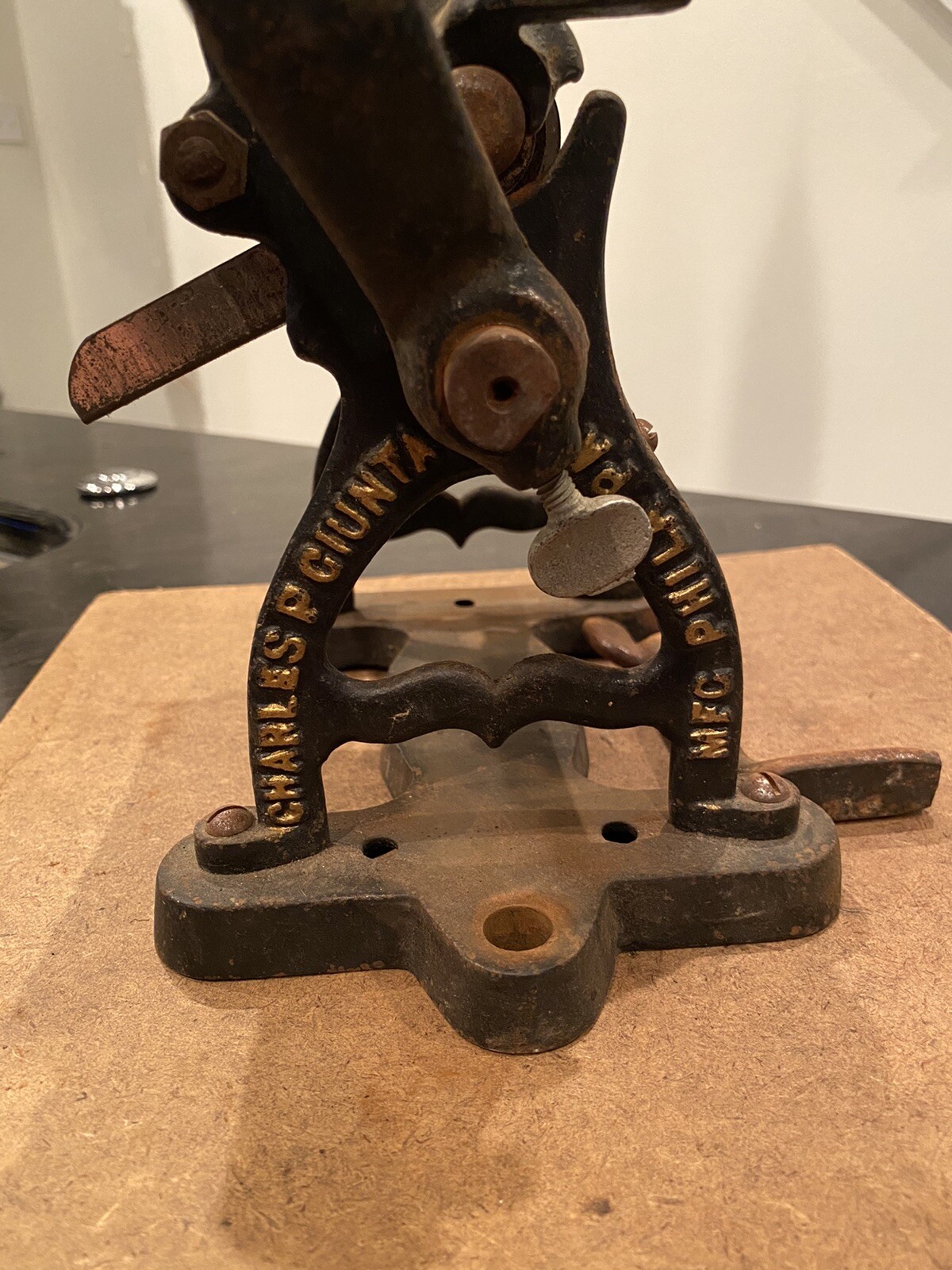 Antique Giunta Bros. Cast Iron Pasta Press Maker Philadelphia PA eBay