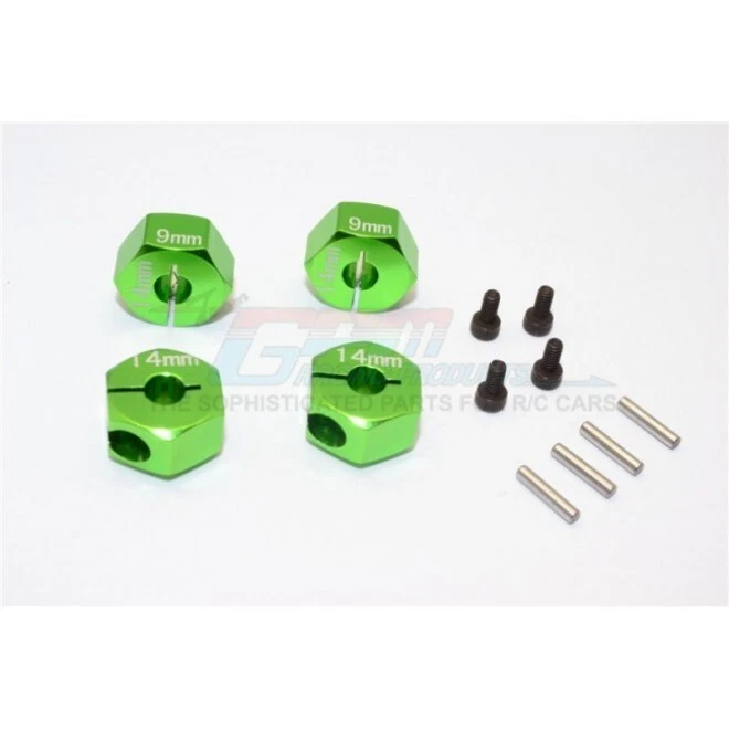 GPM Alu Hex Adapter 14x9mm For Optional 14mm Hex Wheel Only For EXO Terra Buggy - Image 3 of 4