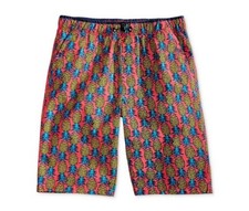 Univibe Boys Abaca Pineapple Print Shorts Coral Size Small NWT