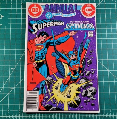 DC Comics Presents Annual #2 (1983) Newstnd 1st App Superwoman & King Kosmos VF+