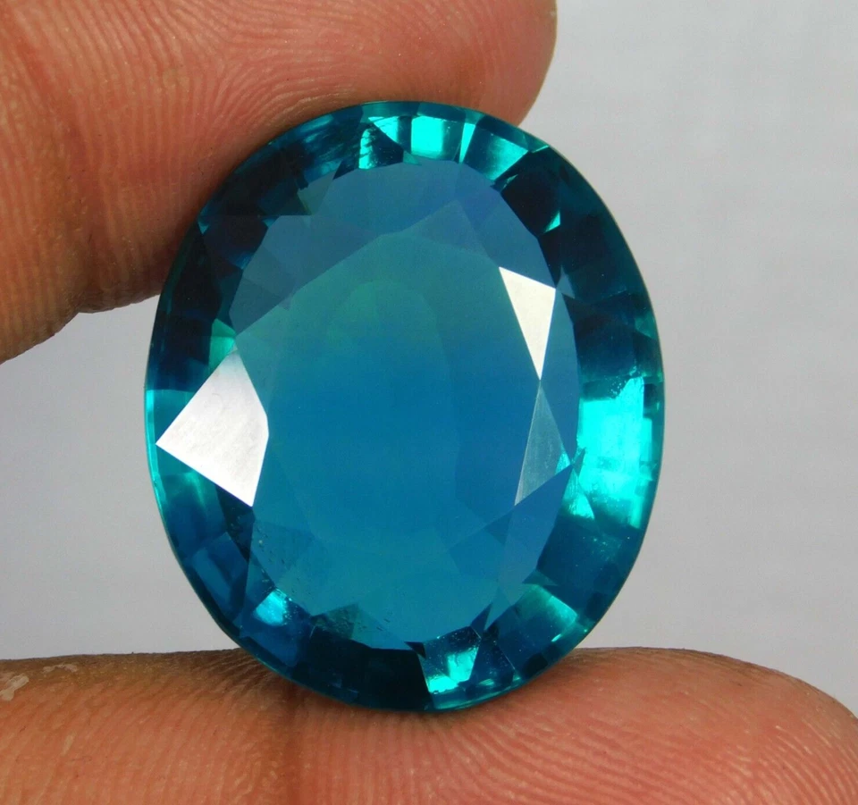 CERTIFIED 63.05 CT NATURAL VGTL  NEON PARAIBA TOURMALINE OVAL CUT LOOSE GEMSTONE - Image 2 of 4