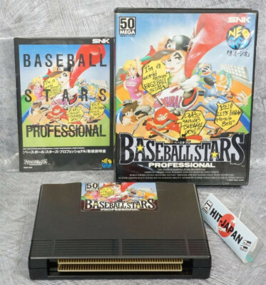 BASEBALL STARS PROFESSIONAL NEO GEO AES SNK FREE SHIP 1712