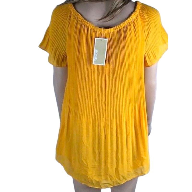 Michael Kors | NWT | Large | Chiffon Pleated Off-The-Shoulder Blouse Top $88