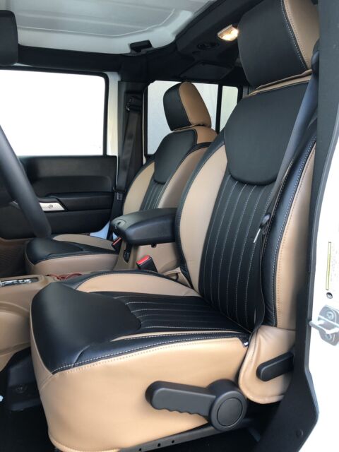2018 18 Jeep Wrangler Jk Custom Katzkin Leather Seat Covers For - Custom Leather Seat Covers For Jeep Wrangler