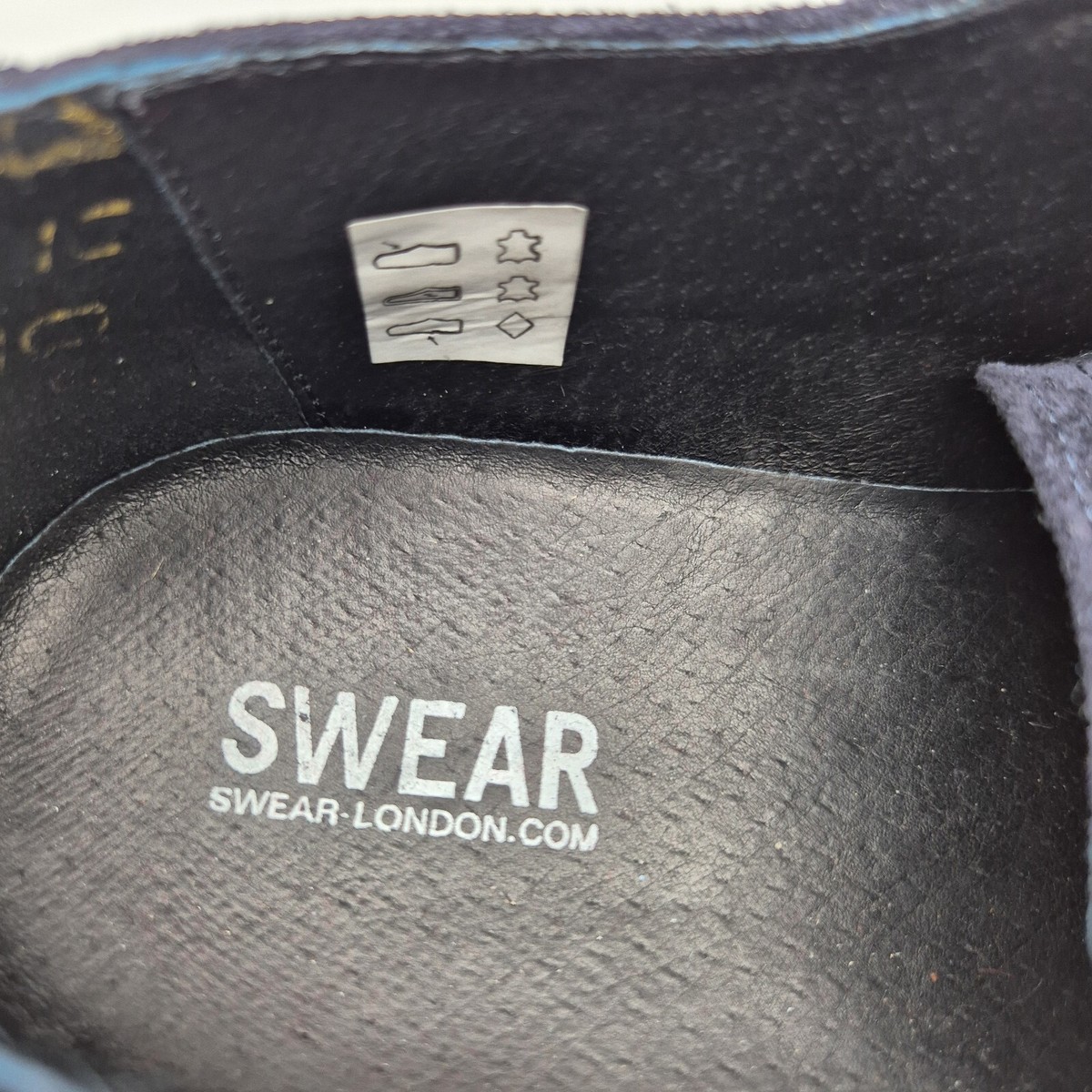 Swear London Men\'s Logan 03 Size 45 Oxford Blue Nubuck Leather‎ Office Business Amazon.com: SWEAR Men main image 3