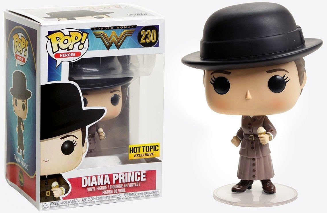 Pop Dc: Diana Prince Wonder Woman Vinyl Bobble-head Wackelkopf Funko