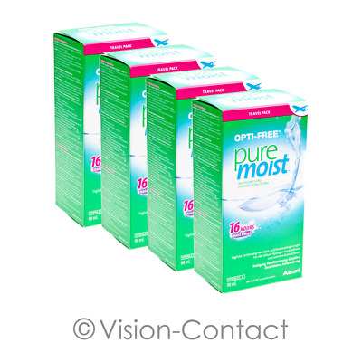 4x Opti-Free Evermoist / Pure Moist - 90 ml / 1 Behälter