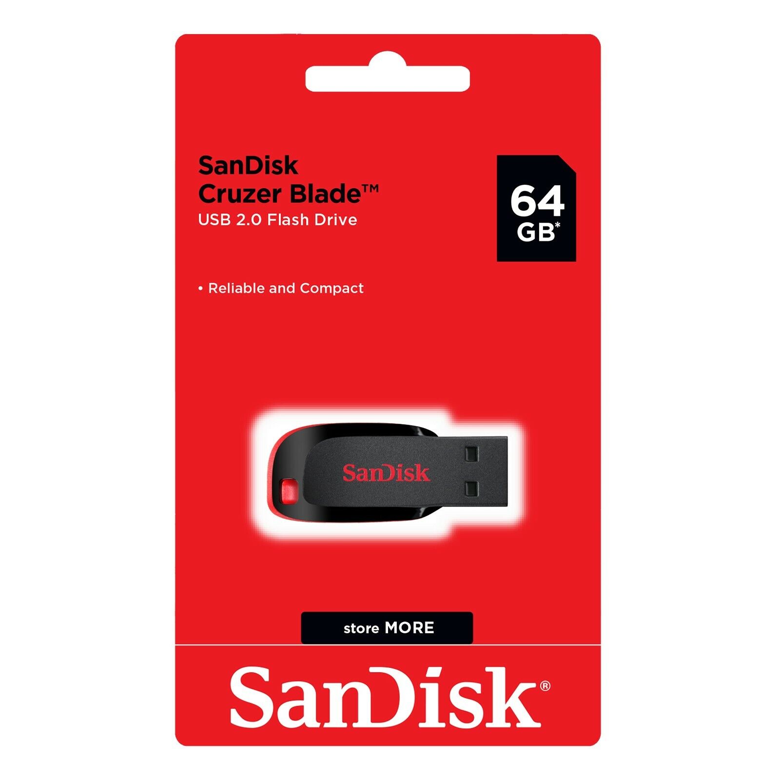 lytter Kvalifikation repertoire SanDisk 64GB Cruzer Blade USB 2.0 Flash Drive Thumb Pen Drive USB Stick -  Black 619659097318 | eBay