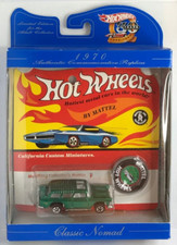 1998 Hot Wheels 30th Anniversary 1970 Classic Nomad Commemorative Replica.