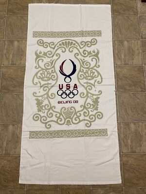 USA Beijing Olympics 2008 Full Sized Bath/Beach Towel 27x58