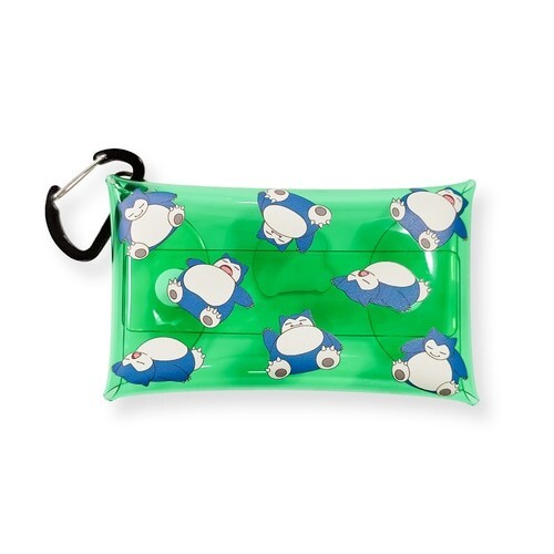 Pokemon Clear Multi Case S Flyer Snorlax Carabiner 2024 Goods Japan Limited New