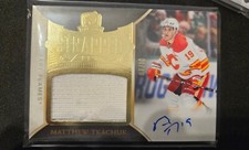 2021-22 The Cup Matthew Tkachuk Strapped Patch Auto / 10!! Panthers 