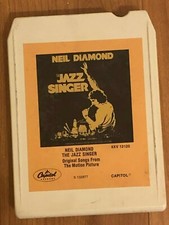 Vintage Neil Diamond JAZZ SINGER 8 Track Cartridge Tape
