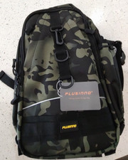Plusinno Fishing Tackle Storage Bag Green Camouflage Backpack