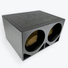 Mega Bass Dual 12"Turbo-Ported Vented Subwoofer Box Enclosure | 12" Bass Box