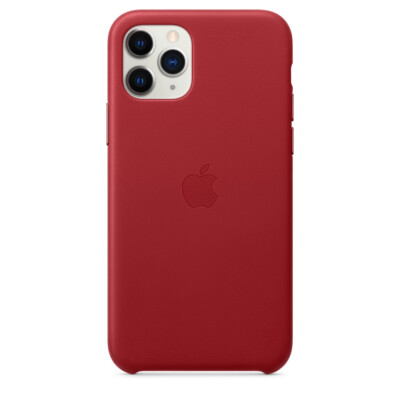Genuine Apple iPhone 11 Pro Leather Case - Red MWYF2FEA