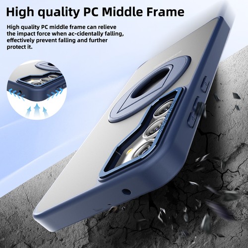 For Samsung Galaxy S23 FE 5G Rugged Case with Mag Safe Magnetic PC Ring Holder - Picture 32 of 48