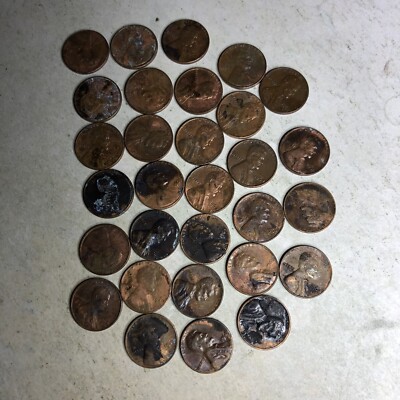1944, 1946, 1960 Threw 1969 . I Total Of 30 Pennies | eBay