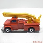 1977 Lesney Matchbox Superfast No.13 Snorkel Fire Truck Engine Red Yellow