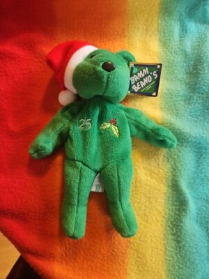 50% OFF Sale Salvino's Bamm Beano's 1998 Mark McGwire #25 -Green Beanie Bear 