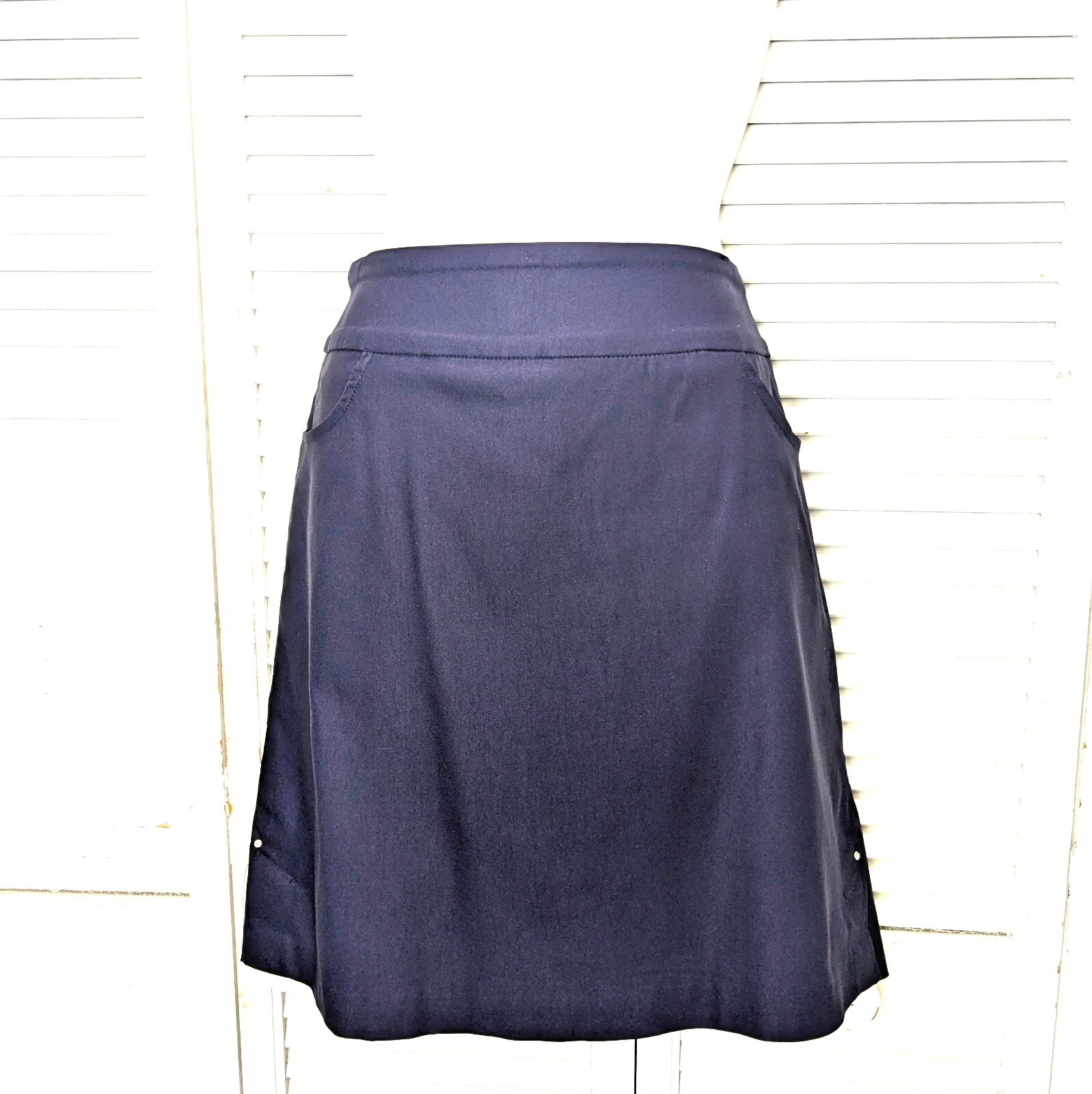 Skort donna blu navy taglia 10 fila cocco palma spiaggia tennis golf pickleball