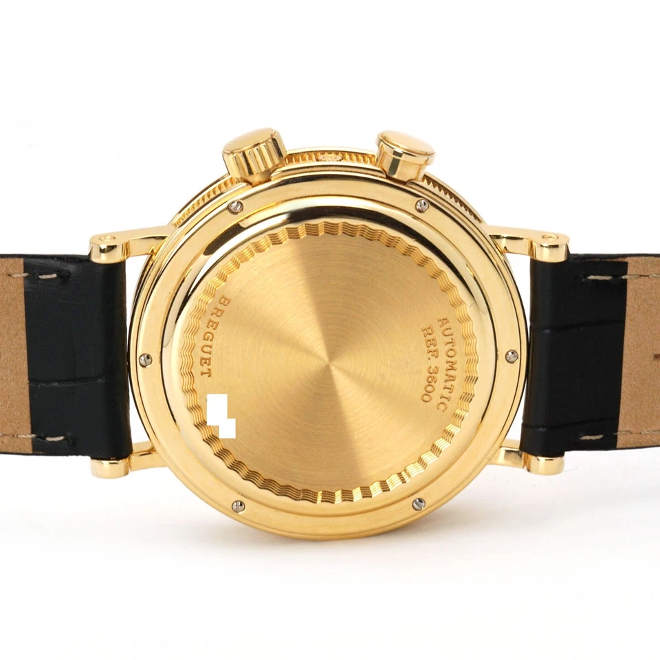 Reloj Pulsera Breguet Classique Alarm 3600BA Oro Amarillo 18K Lujo Foto 4 de 4