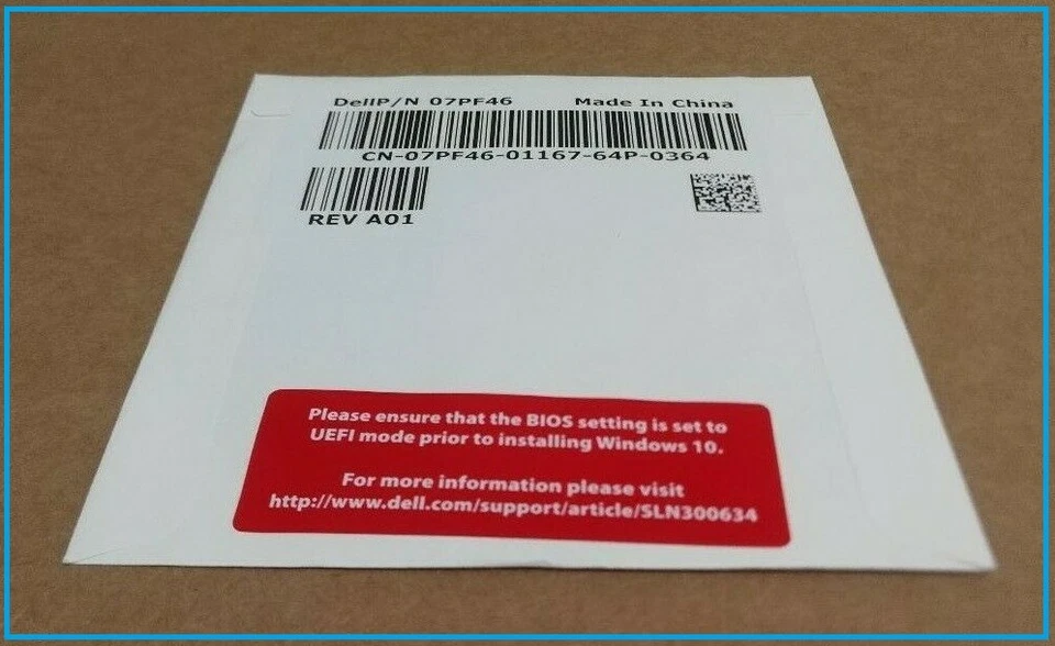 Dell Window 10 Professional Original 64- Bit Software - Image 2 of 2