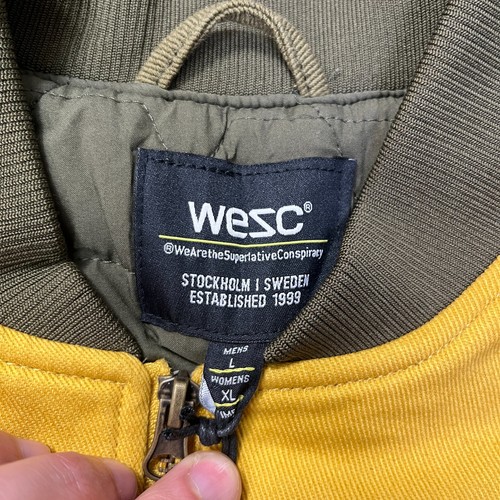 WESC Denim Utility Vest Mens Large Women’s XL Hiking Sleeveless Jacket Insulated - Picture 3 of 7
