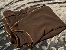 New Scarf/Wrap/Shawl/Hijab Rectangular Black With Zipper