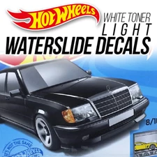 1/64 Scale MERCEDES 500 E Head Tail Light WaterSlide Decal for Hot