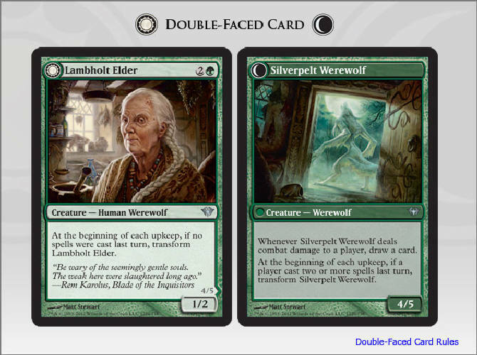 LAMBHOLT ELDER // SILVERPELT WEREWOLF X4 4 4X Dark Ascension MTG Magic  DJMagic | eBay