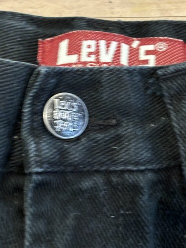 Levis 514 Boy Jeans 7X Regular Straight Stretch Adjustable Waist Dark Wash Blue - Picture 3 of 5