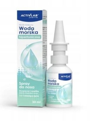 ACTIVLAB WODA MORSKA HIPERTONICZNA 30ml hypertonisches Meerwasser Nasenspray