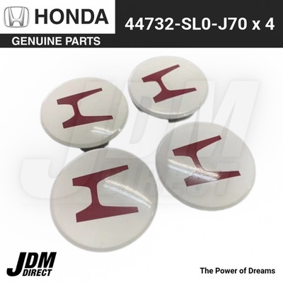 HONDA GENUINE 44732-SL0-J70 4 Set CIVIC TYPE R EK9 WHEEL CENTER
