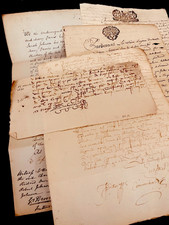 HISTORY OF HANDWRITING SET 1400-1800s | Five ...