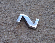 Pontiac N Emblem Letter Badge Trunk Gt G6 G8 V6 Grand Prix Solstice Oem Stock