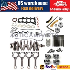Engine Overhaul Rebuild Kit - Crankshaft Rods Timing For Hyundai Kia 1.6L G4FJ