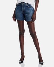 rag bone Women's Blue Denim Cotton Logo 5 Pocket Jean Kaia Shorts Size 26