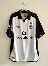 UMBRO Manchester United 2001/02 Centenary Reversible Jersey BECKHAM 7 size L