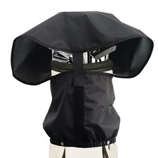 Black Waterproof For Golf Bag Cover 420D Oxford Rain Hood 50 by 55cm Size