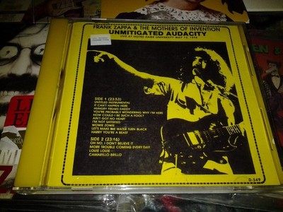 UNMITIGATED AUDACITY / NEW Audio CD