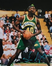 Shawn Kemp Seattle Supersonics Signed 8x10 Photo