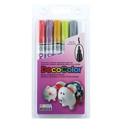 Decocolor Retro Color Fine Point Paint Marker Set,Art Pens & Markers